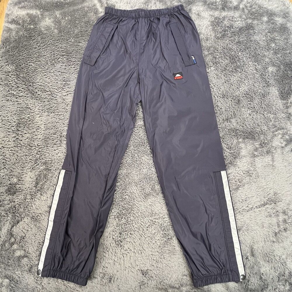 McKinley Rain Pants Mens Small Blue Zip Cuff Elastic Waist
